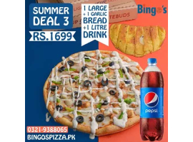 Bingo’s Pizza Summer Deal 3 For Rs.1699/-image-1391